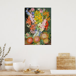 Wild Flowers of Ceres, West Africa Poster