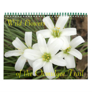Wild Flowers, of the Ocmulgee Trail Calendar