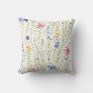 Wild flowers Pattern Cushion
