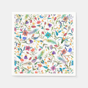 Wild Flowers Pattern Napkin