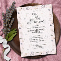 Wild Flowers Pink Girl Baby Shower