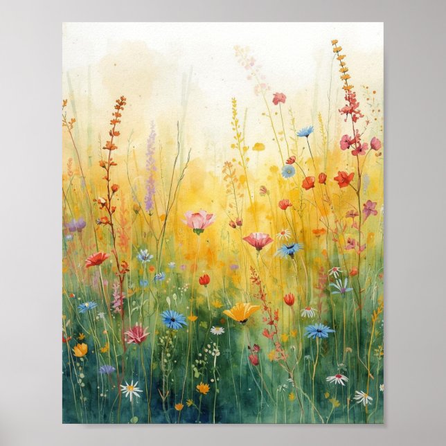 Wild Flowers Poster (Front)