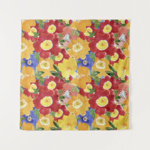 Wild Flowers: Repeated Floral Seamless Tapestry