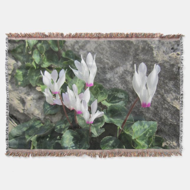 Wild Flowers Throw Blanket (Front)