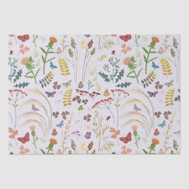 Wild flowers tissue paper (Front)
