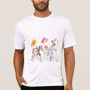 Wild Flowers , Vintage Botanical nice flowers T-Shirt