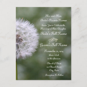 Wild Flowers Wedding Invitations and Favours