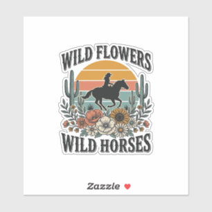 Wild Flowers Wild Horses Western Floral Shirt Desi