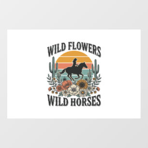 Wild Flowers Wild Horses Western Floral Shirt Desi