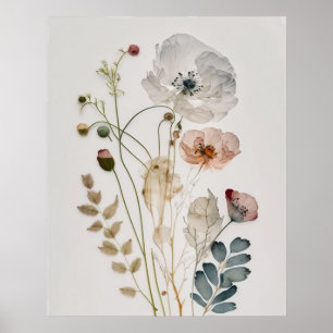 Wild Flowers with Instant Download Art Poster