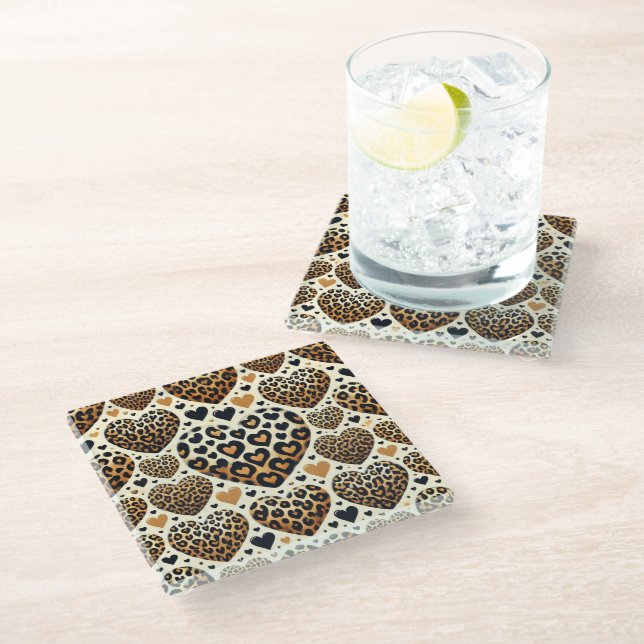 Wild For You Glass Coaster (Angled)
