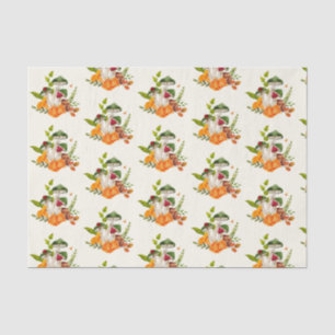 Wild Forest Mushroom Harvest Tissue Paper
