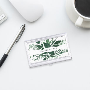 Wild Forest   Personalised Business Card Holder