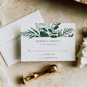 Wild Forest RSVP Card