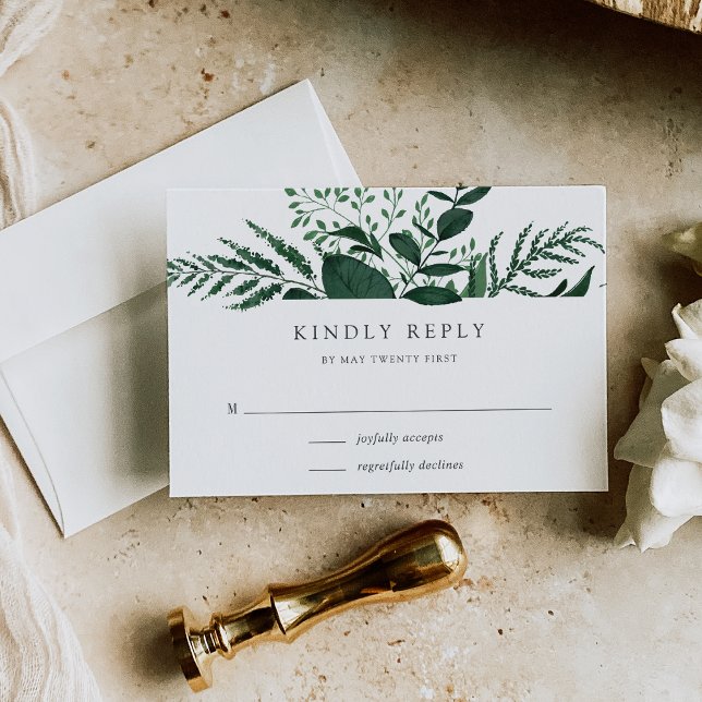 Wild Forest RSVP Card (Creator Uploaded)