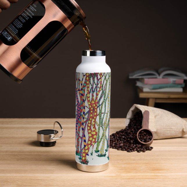 Wild Forest Water Bottle (Coffee)