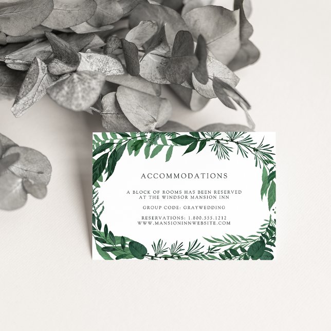 Wild Forest | Wedding Hotel Accommodation Cards (Creator Uploaded)