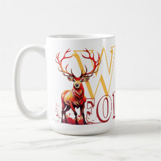 Wild Forever Deer Coffee Mug