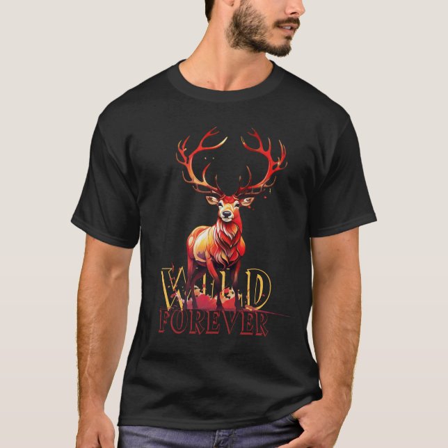Wild Forever Deer T-Shirt (Front)