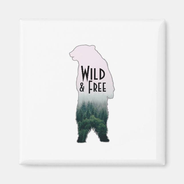 Wild & Free Magnet (Front)