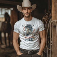 Wild & Free Mustang Cowboy Design