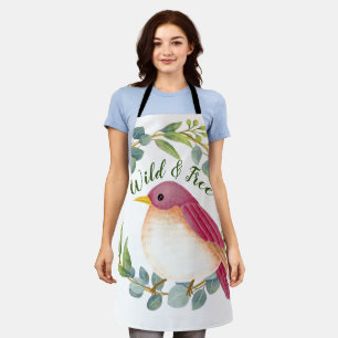 Wild & Free Song Bird  Apron