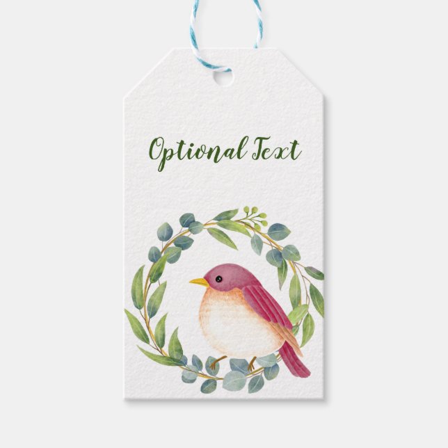 Wild & Free Song Bird  Gift Tags (Front)