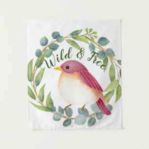 Wild & Free Song Bird Tapestry