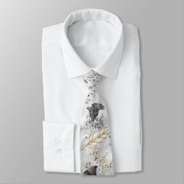 Wild, Fun Accordion Necktie (Tied)
