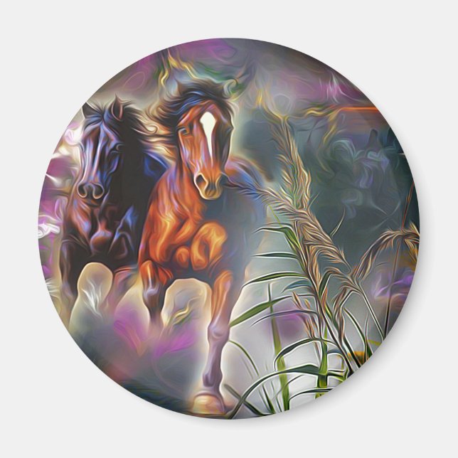Wild gallop magnet (Front)