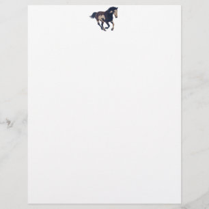 Wild Galloping Pinto American Paint Horse