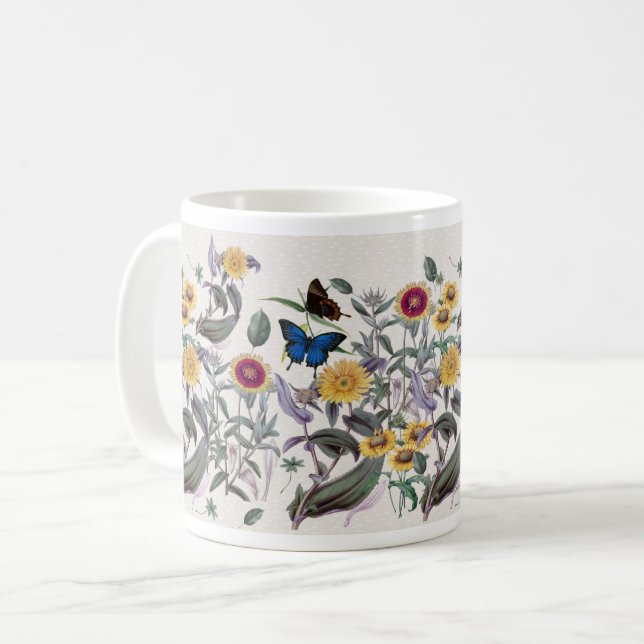 Wild Garden Botanique Mug (Front Left)