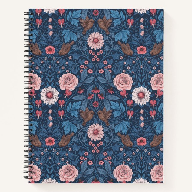 Wild garden in blue notebook (Front)