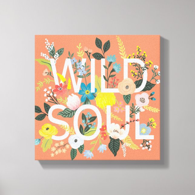 Wild Garden, Wild Soul 3 Canvas Print (Front)