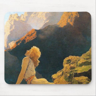 Wild Geese By Maxfield Parrish Mouse Pad