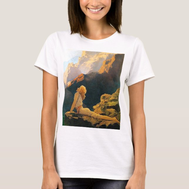 Wild Geese By Maxfield Parrish T-Shirt (Front)