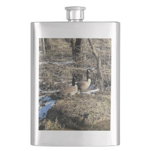 Wild Geese Hip Flask