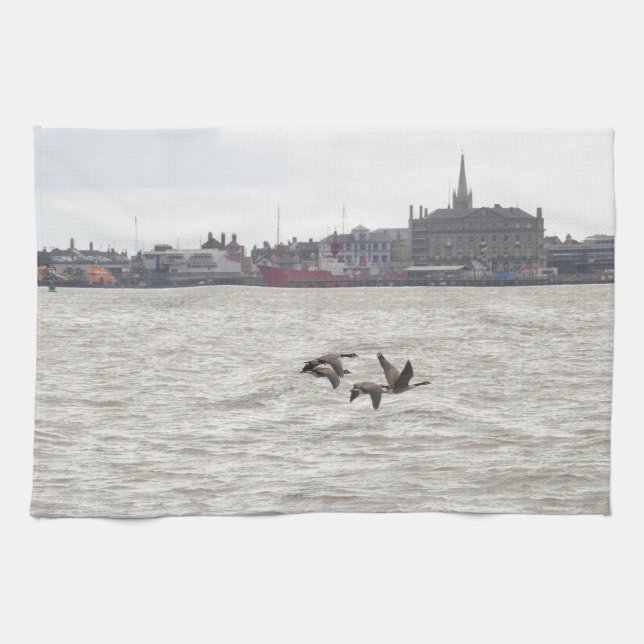 Wild Geese Tea Towel (Horizontal)