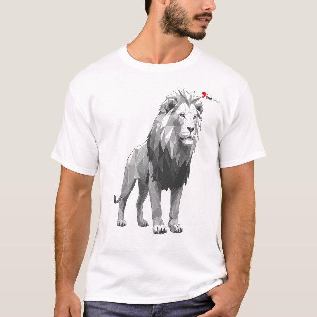 "Wild Geometry" Geometric Animal T-Shirt (Front)
