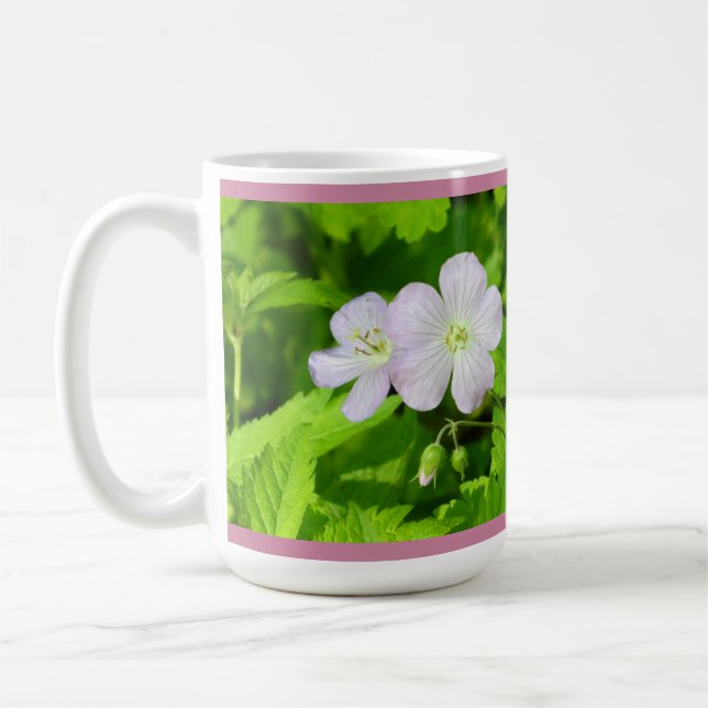 Wild Geranium Mug (Left)