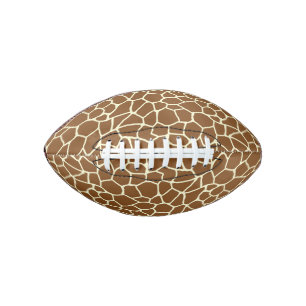 Wild Giraffe Pattern Animal Print Football