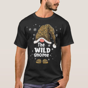 Wild Gnome Leopard Matching Family Christmas T-Shirt