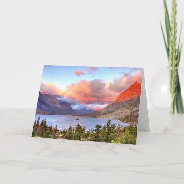 Wild Goose Island at Sunrise Card (Front)
