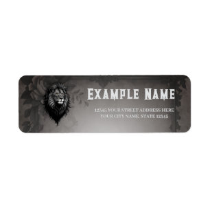 Wild Grace: striking portrait of a lion