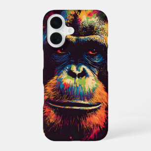 Wild Graffiti Urban Jungle Gorilla  iPhone 16 Case