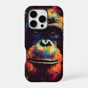 Wild Graffiti Urban Jungle Gorilla  iPhone 16 Pro Case