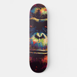 Wild Graffiti Urban Jungle Gorilla  Skateboard