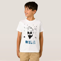 Wild Guy - Sketched Man in Black, White & Blue