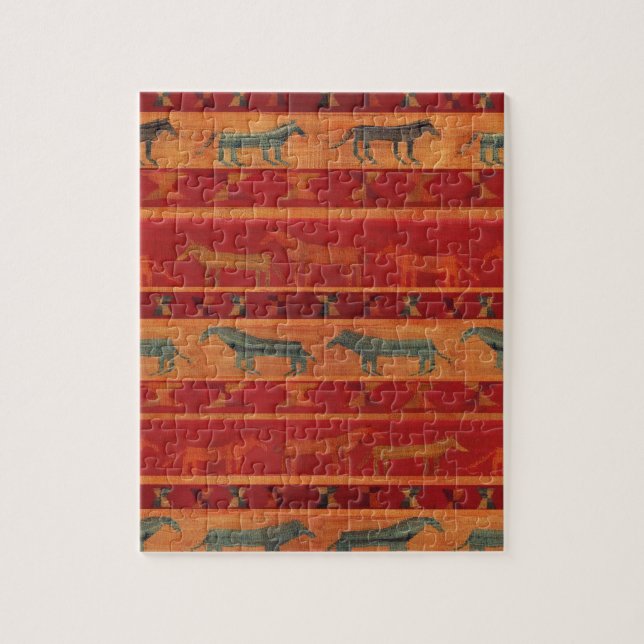 Wild Gypsy Mustangs Jigsaw Puzzle (Vertical)