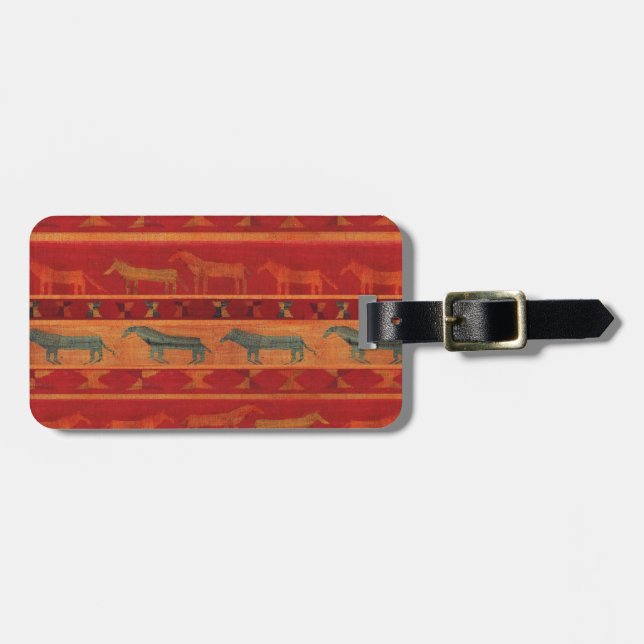 Wild Gypsy Mustangs Luggage Tag (Front Horizontal)